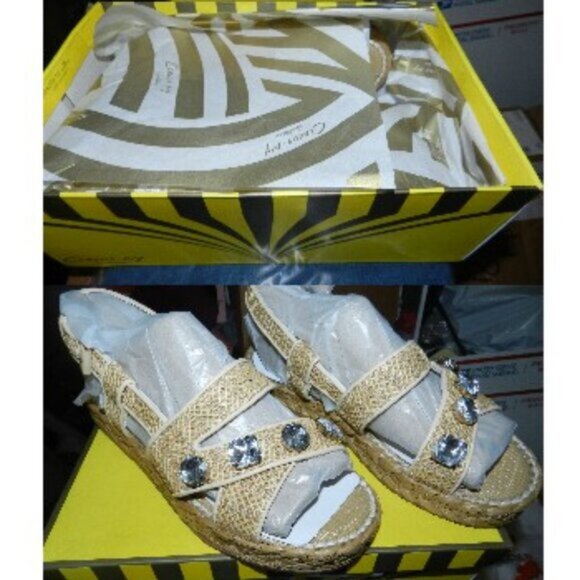 Sam Edelman Circus NY Wrigley Woven Espadrilles 9.5 Sandals BNIB 🆕📦⌚🏃🏻💨⚡🚚 - Picture 1 of 16